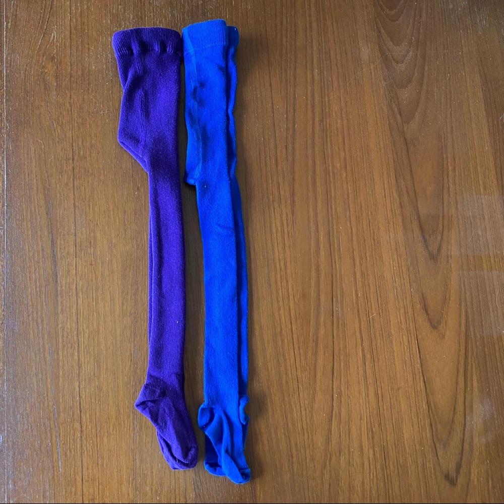 Two pairs of Hanna Andersson tights
